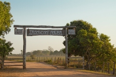 The entrance to the Transpantaneira