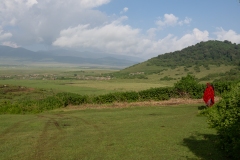 Masai village just outside Ngorogoro crater